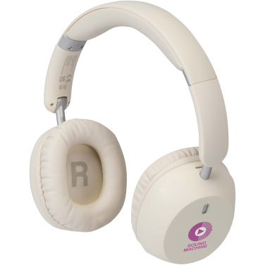 Logotrade business gift image of: Hoggar recycled plastic over-ear foldeable ANC and ENC headphones