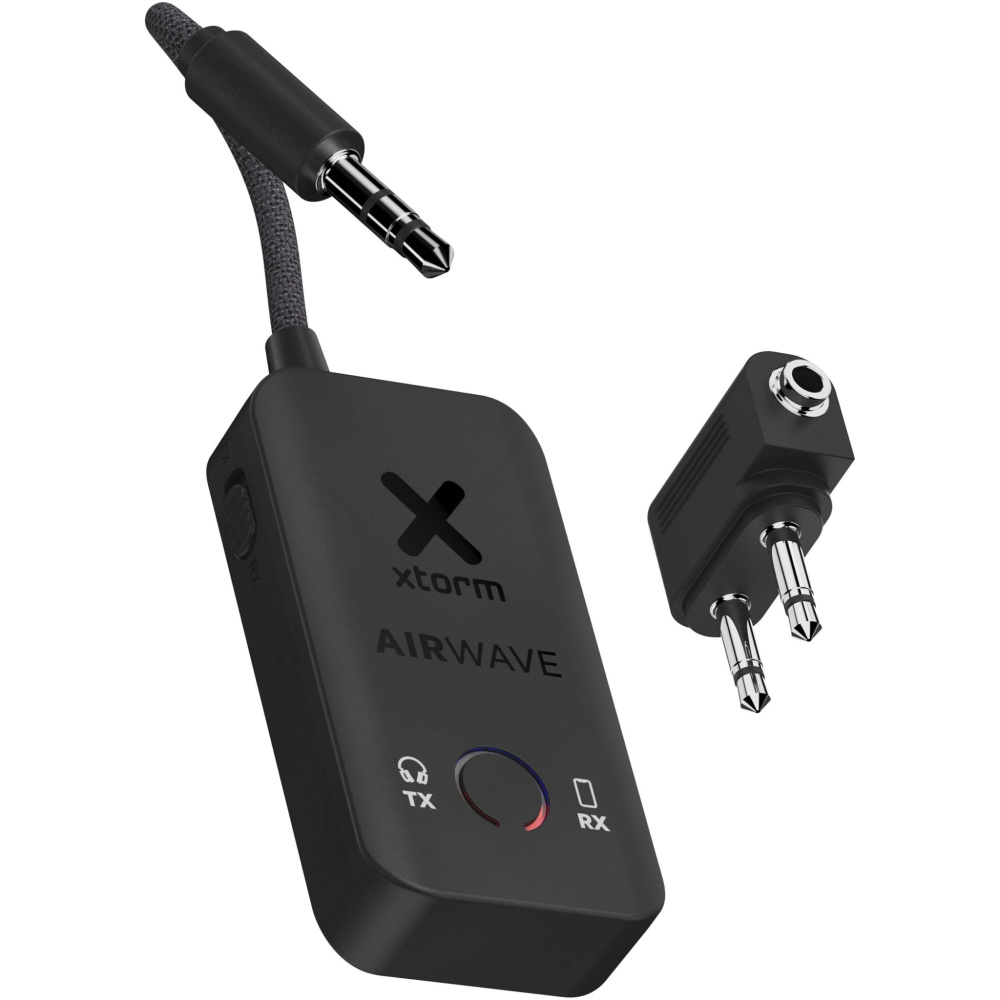 Logo trade promotional giveaways image of: Xtorm XAWBT01 AirWave wireless audio adapter