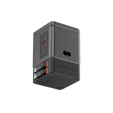 Logotrade promotional product image of: Urban Vitamin Sacramento 105W GAN charger+retractable cables