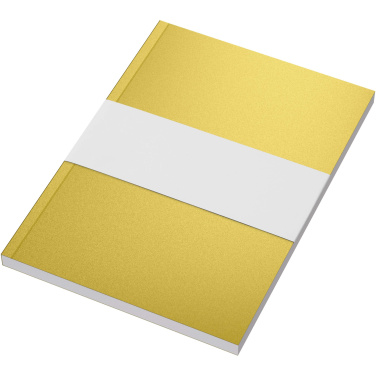 Logotrade corporate gift image of: Novella Austen A5 metallic soft cover notebook - 100 sheets
