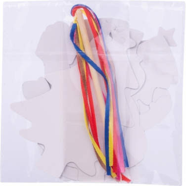 Logo trade promotional merchandise photo of: Scratch-off Christmas ornaments SOUTH POLE