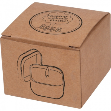 Logotrade business gift image of: Candle in tin PRAGUE