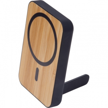 Logo trade promotional merchandise image of: Wireless power bank 5 000 mAh CAIRO