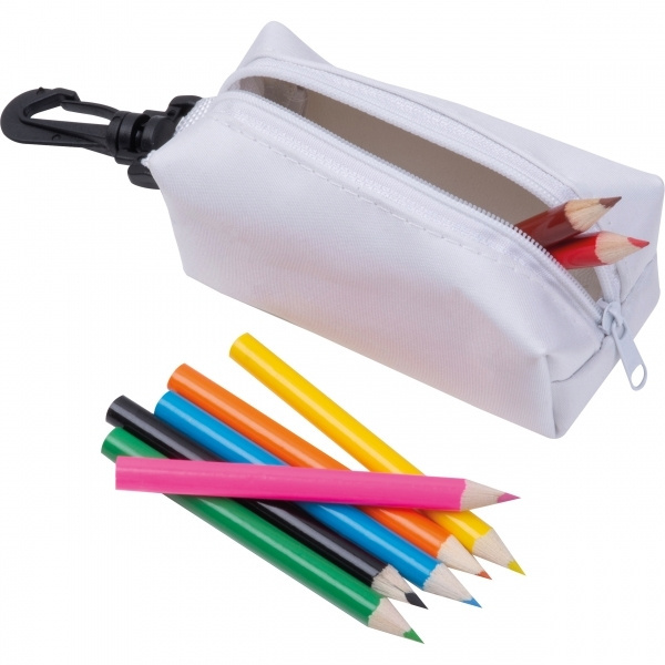 Logotrade promotional products photo of: Case with Colored Pencils CARLTON