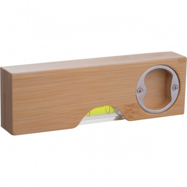 Logo trade promotional products image of: Spirit Level with Bottle Opener FLORIDA