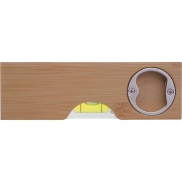 Logotrade advertising product image of: Spirit Level with Bottle Opener FLORIDA