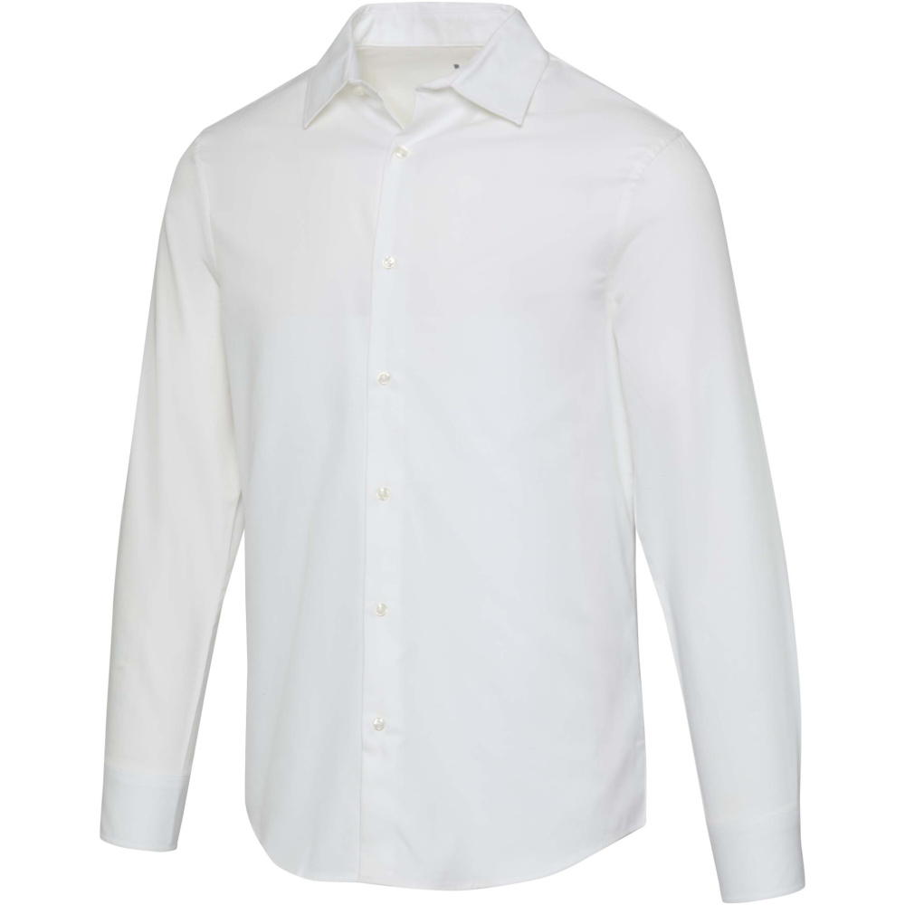 Logo trade promotional giveaways picture of: Citrine twill men's shirt