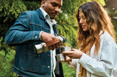 Logo trade promotional items picture of: Black+Blum Explorer Flask Duo 1L