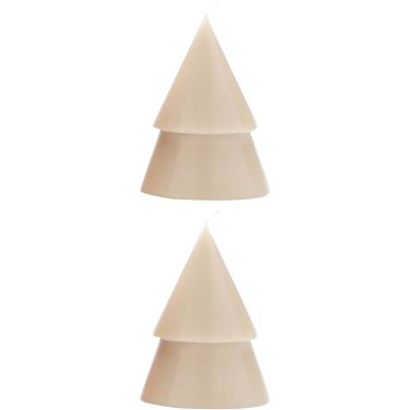 Logo trade promotional items image of: Originalhome Xmas tree candle set of 2 - M