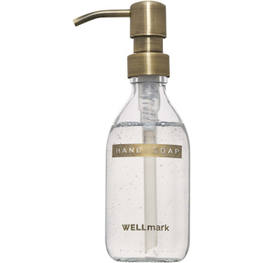 Logotrade promotional gift picture of: Wellmark Discovery 250 ml hand soap dispenser and 150 g scented candle set