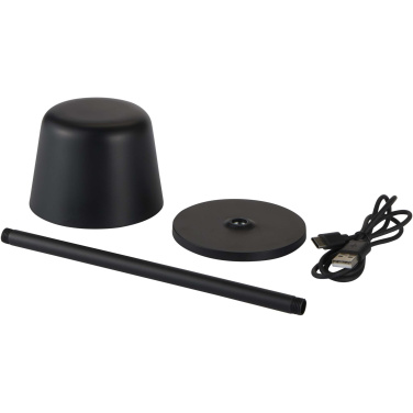 Logo trade corporate gifts image of: Alya rechargeable dimmable table lamp with 3 light modes