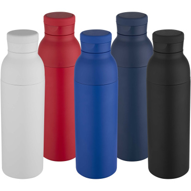 Logo trade promotional product photo of: Illuminate 650 ml RCS recycled stainlesss steel double wall insulated water bottle