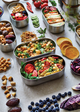 Logotrade promotional merchandise photo of: Black+Blum Stainless Steel Double Bento Box