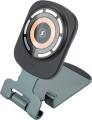 Phone holder with wireless charger, dark grey