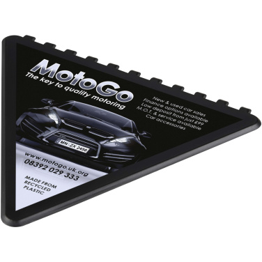 Logotrade corporate gift image of: Frosty triangular recycled plastic ice scraper