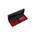 Writing set with ballpoint pen and fountain pen ODETTE Pierre Cardin, black