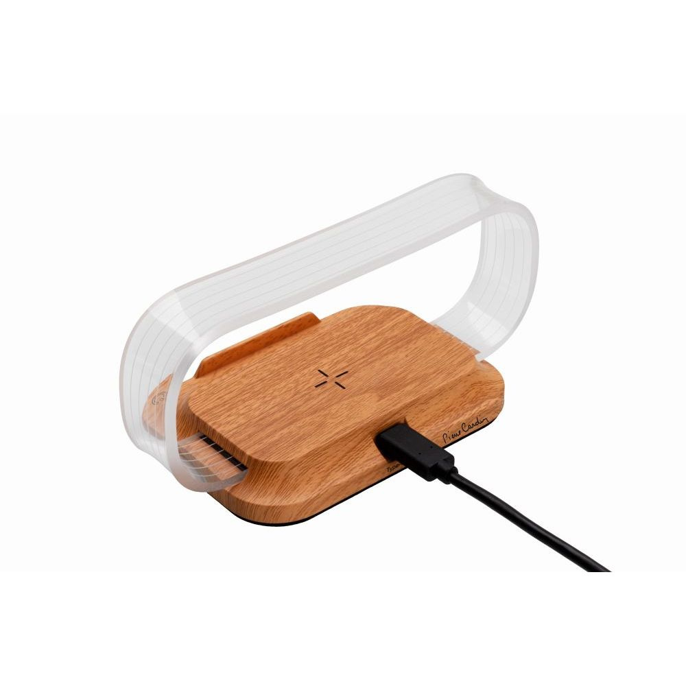 Logotrade business gift image of: Phone stand with wireless charger JEROME Pierre Cardin