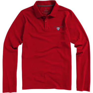 Logo trade promotional items picture of: Oakville long sleeve men's polo