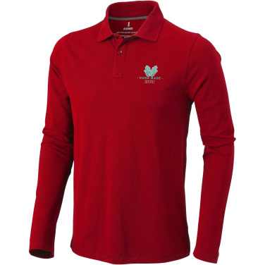 Logotrade promotional merchandise image of: Oakville long sleeve men's polo