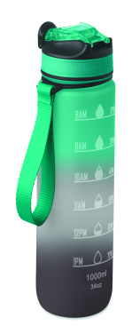 Logo trade promotional items image of: Sports water bottle RPET 1L