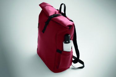 Logo trade promotional merchandise image of: Rolltop laptop rucksack 600D