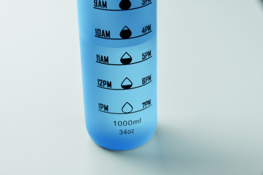 Logotrade promotional giveaway image of: Sports water bottle RPET 1L