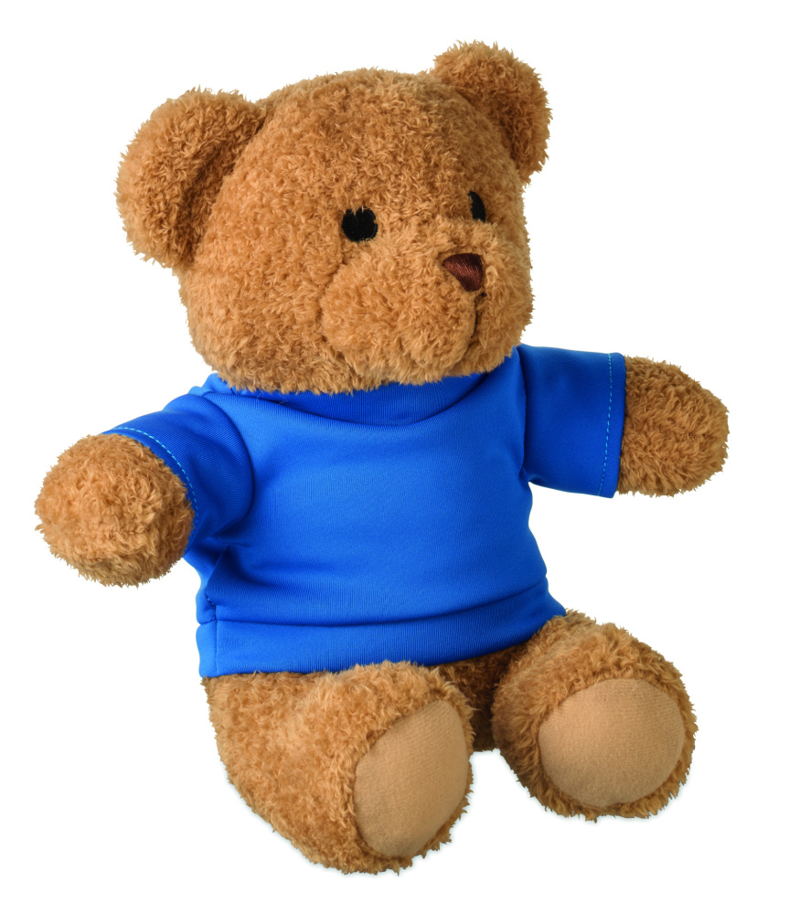 Logo trade advertising products picture of: Teddy bear with t-shirt 23 cm