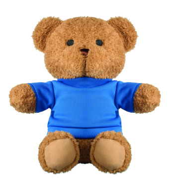 Logo trade business gift photo of: Teddy bear with t-shirt 23 cm