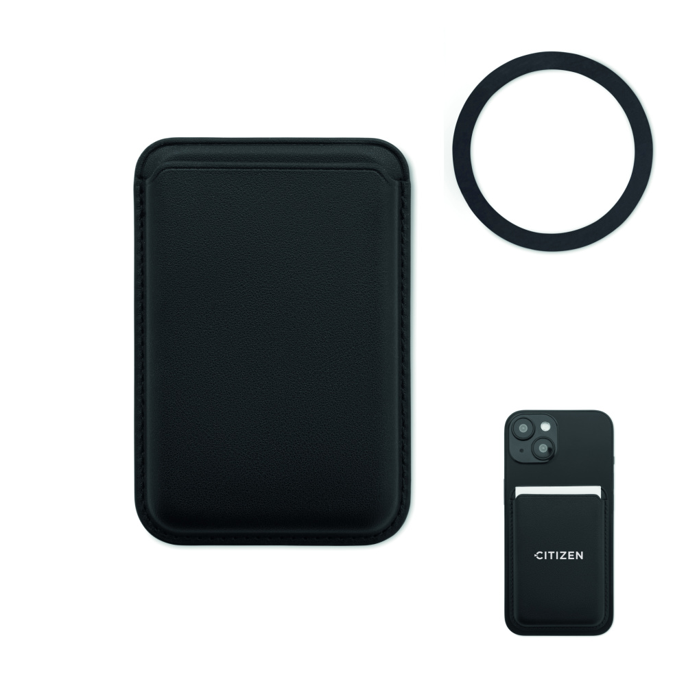 Logo trade promotional items image of: Magnetic credit card holder