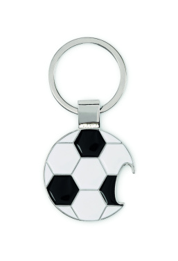 Logo trade promotional product photo of: Football keyring with opener