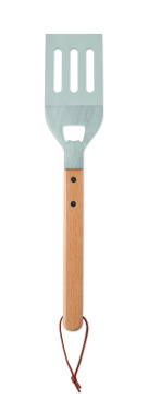 Logo trade promotional gift photo of: BBQ spatula in beechwood