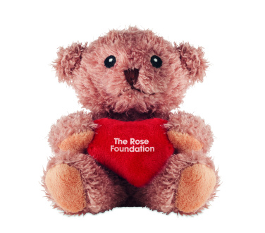 Logo trade promotional items picture of: Teddy bear plush with heart