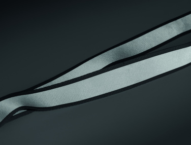 Logo trade promotional merchandise image of: Reflective RPET lanyard