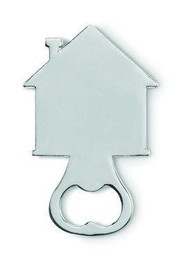 Logo trade promotional merchandise photo of: House shape bottle opener
