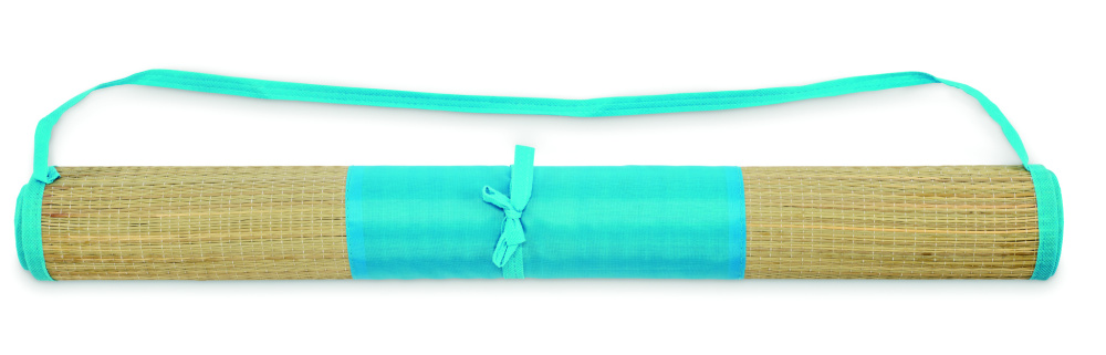 Logo trade promotional giveaway photo of: Natural straw beach mat