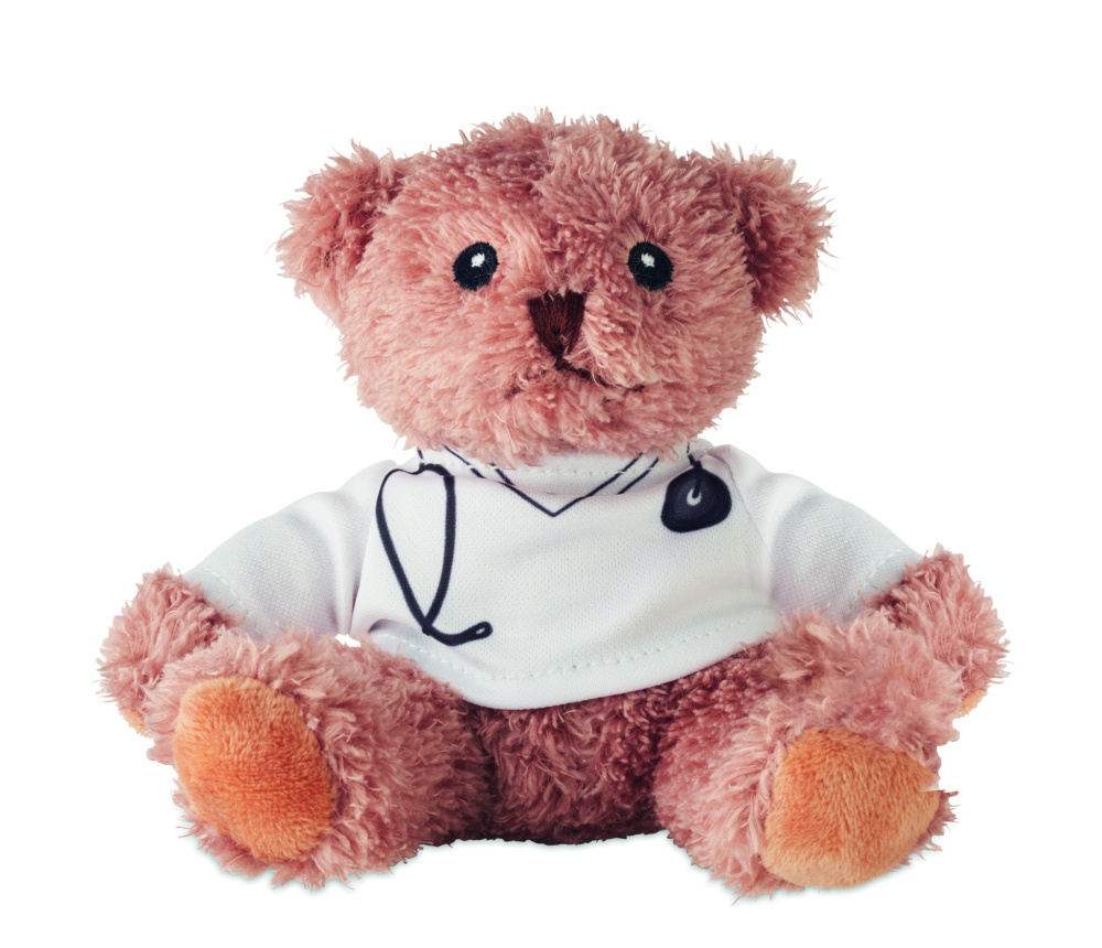 Logo trade promotional gift photo of: Teddy bear plush doctor