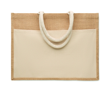 Logo trade promotional item photo of: Jute shopping bag