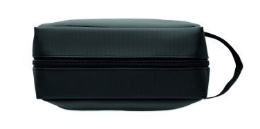 Logo trade promotional giveaway photo of: Toiletry bag in 600D RPET