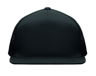 Logo trade promotional merchandise photo of: 7 panel flat visor cap