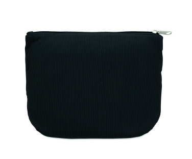 Logo trade promotional merchandise photo of: Corduroy cosmetic bag