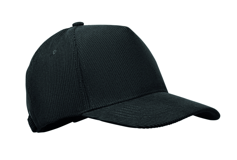 Logo trade promotional merchandise photo of: Corduroy 5 panel baseball cap