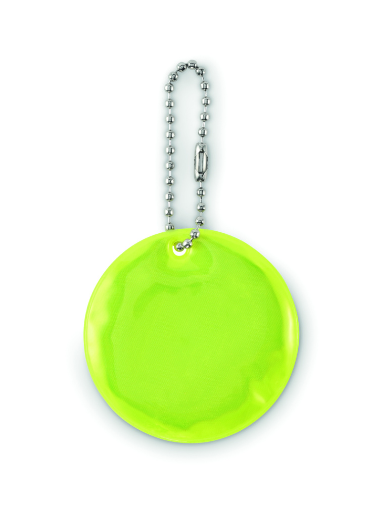 Logotrade advertising product image of: Round reflective keyring