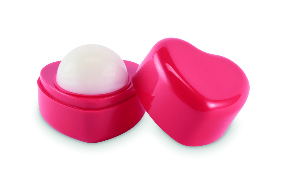 Logotrade promotional merchandise photo of: Heart shape vegan lip balm