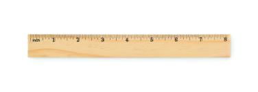 Logotrade promotional gift image of: Wooden ruler 20cm