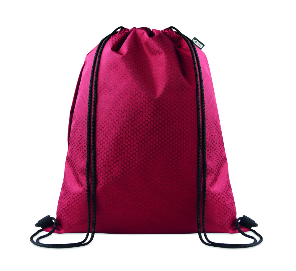 Logotrade corporate gift picture of: Drawstring bag in 420D RPET