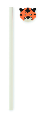 Logo trade promotional items image of: Wooden pencil in animal shape