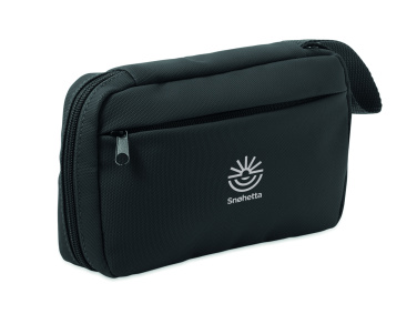 Logo trade corporate gifts image of: Toiletry bag 600D RPET