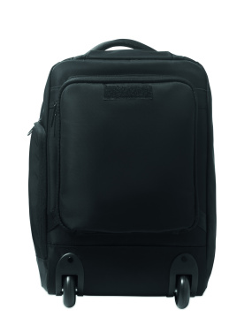 Logo trade promotional giveaway photo of: Backpack trolley in 290T RPET