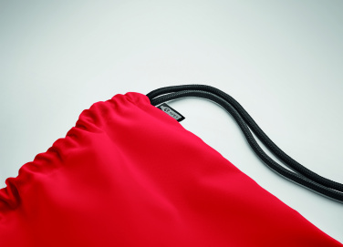 Logo trade advertising products picture of: Large drawstring bag 300D RPET