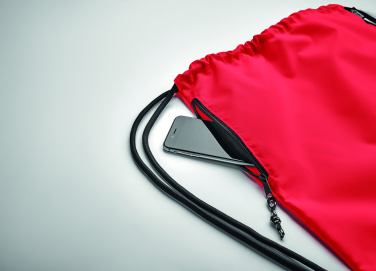 Logotrade promotional gift image of: Large drawstring bag 300D RPET